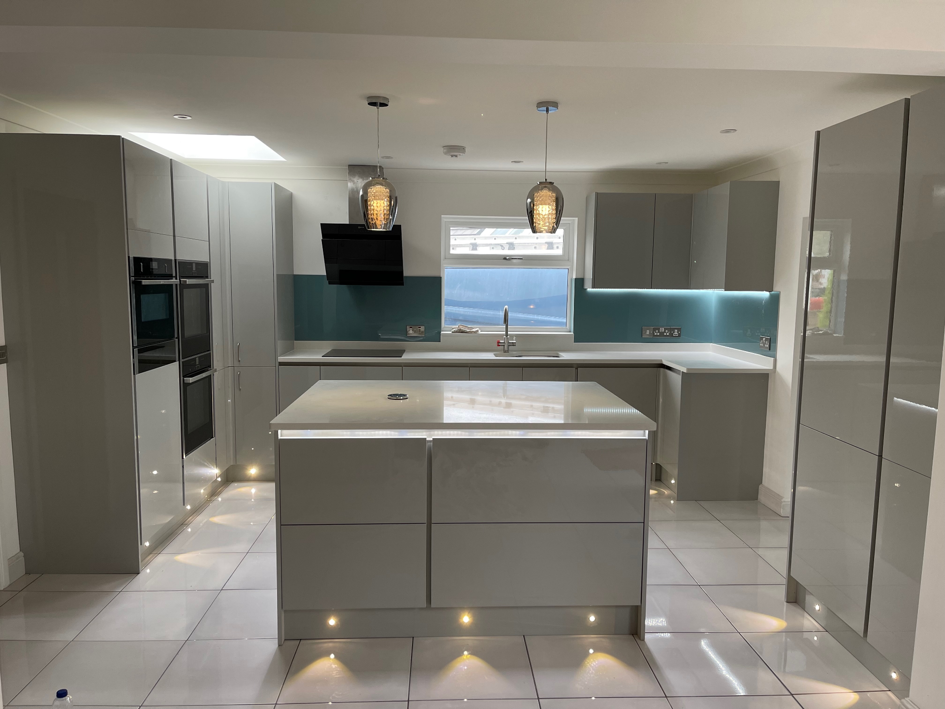 Kitchen Island Feature Lighting